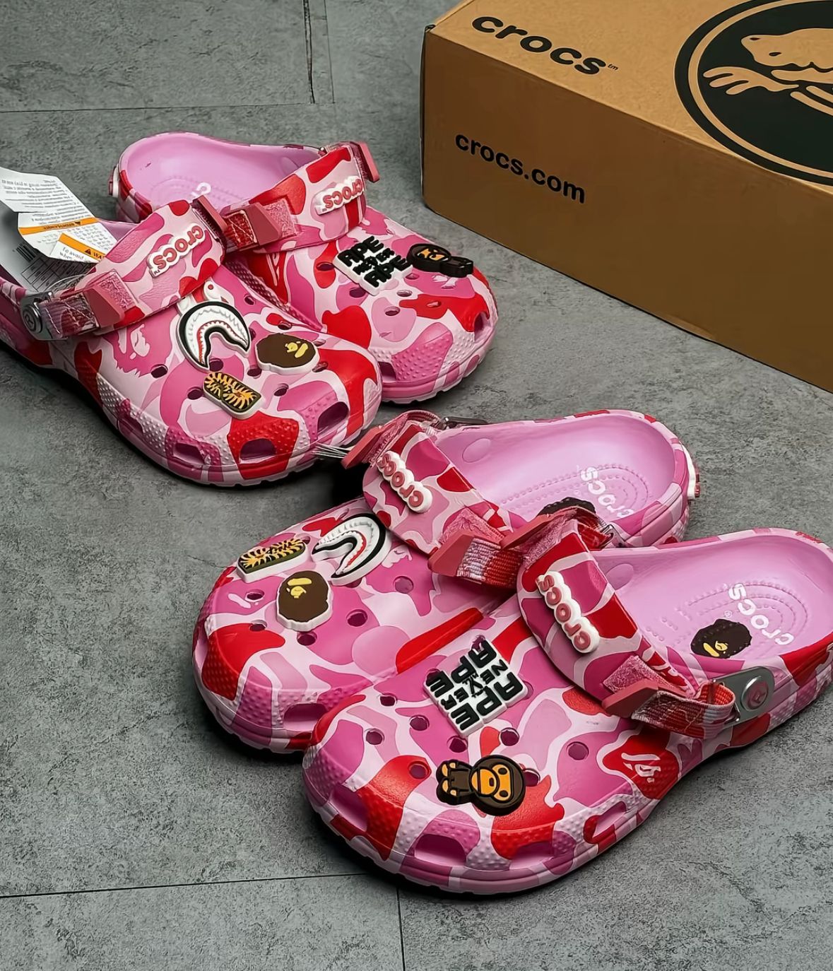 Crocs x BAPE